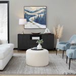 Marcel Light Blue Fabric Contemporary Accent Chair 14 Marcel Light Blue Fabric Contemporary Accent Chair