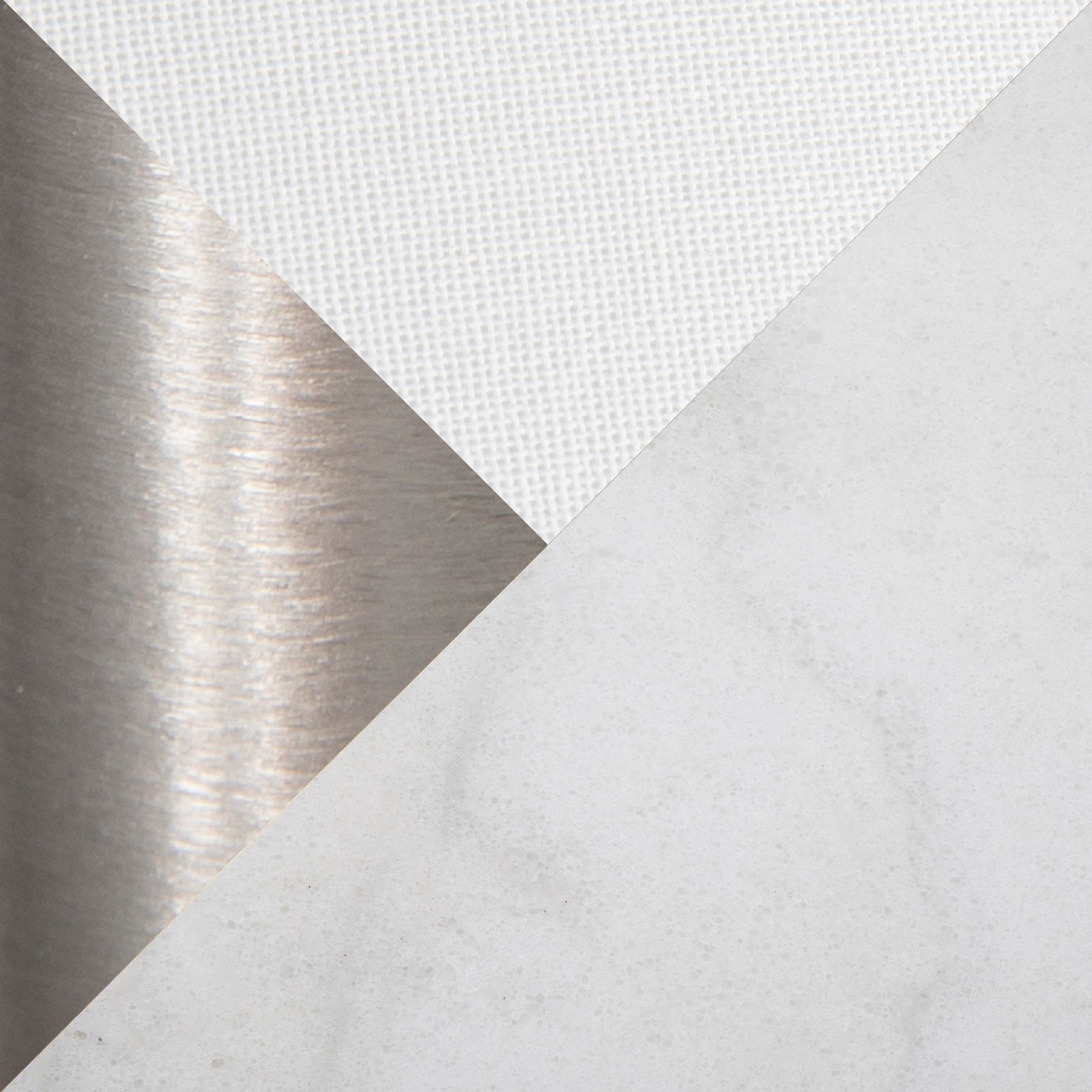 March Contemporary Floor Lamp White Marble Nickel Linen Shade 11 March Contemporary Floor Lamp White Marble Nickel Linen Shade - Image 11