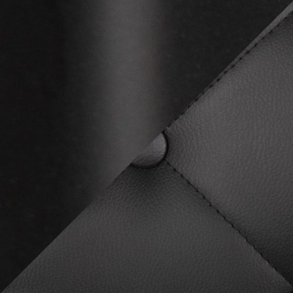 Marche Black Faux Leather Contemporary Adjustable Office Chair 8