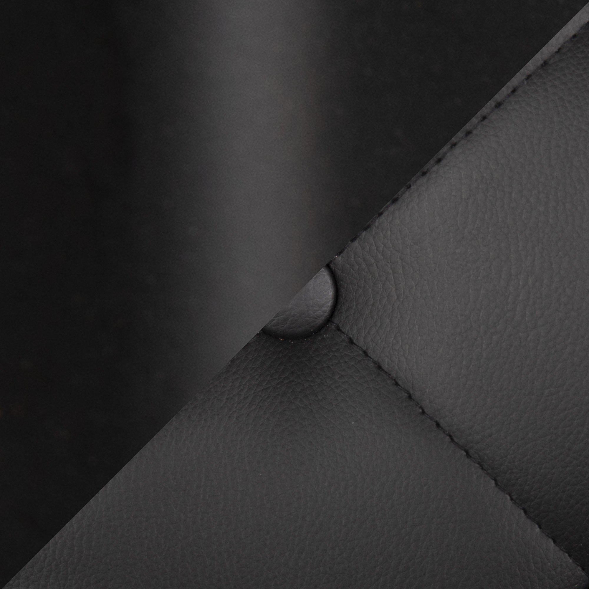 Marche Black Faux Leather Contemporary Adjustable Office Chair 9 Marche Black Faux Leather Contemporary Adjustable Office Chair - Image 9