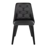Marche Black Faux Leather Contemporary Dining Chairs (Set of 2) 15 Marche Black Faux Leather Contemporary Dining Chairs (Set of 2)