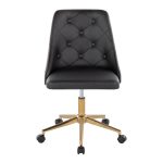 Marche Contemporary Swivel Office Chair in Black and Gold 15 Marche Contemporary Swivel Office Chair in Black and Gold