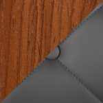 Marche Contemporary Walnut Grey Faux Leather Dining Chairs (Set of 2) 16 Marche Contemporary Walnut Grey Faux Leather Dining Chairs (Set of 2)