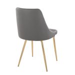 Marche Gold/Grey Contemporary Accent Dining Chairs (Set of 2) 13 Marche Gold/Grey Contemporary Accent Dining Chairs (Set of 2)