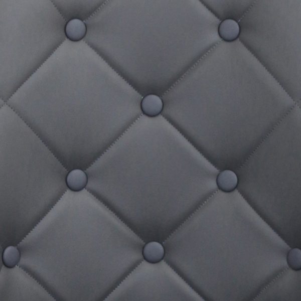 Marche Grey Faux Leather Contemporary Swivel Office Chair 8