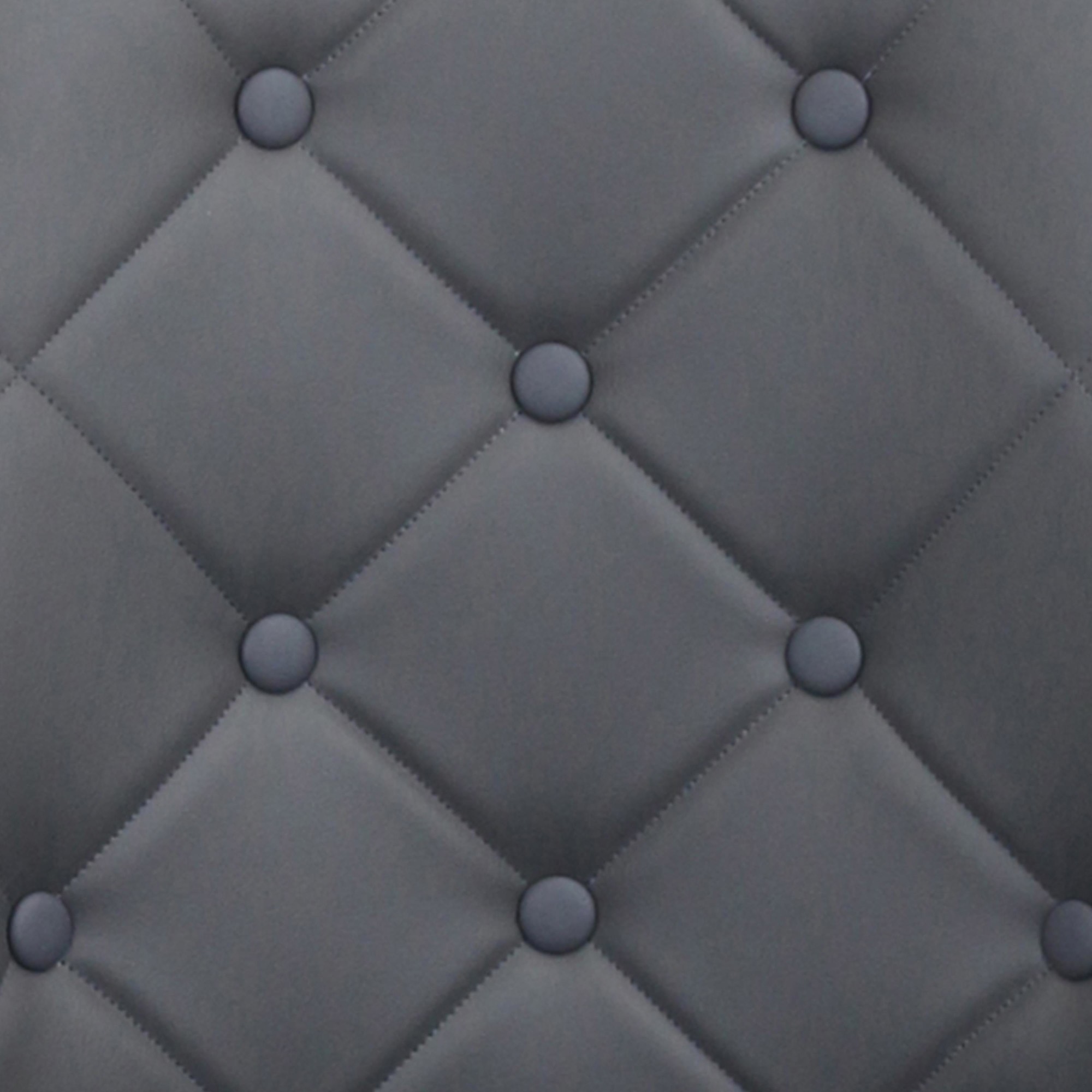 Marche Grey Faux Leather Contemporary Swivel Office Chair 9 Marche Grey Faux Leather Contemporary Swivel Office Chair - Image 9