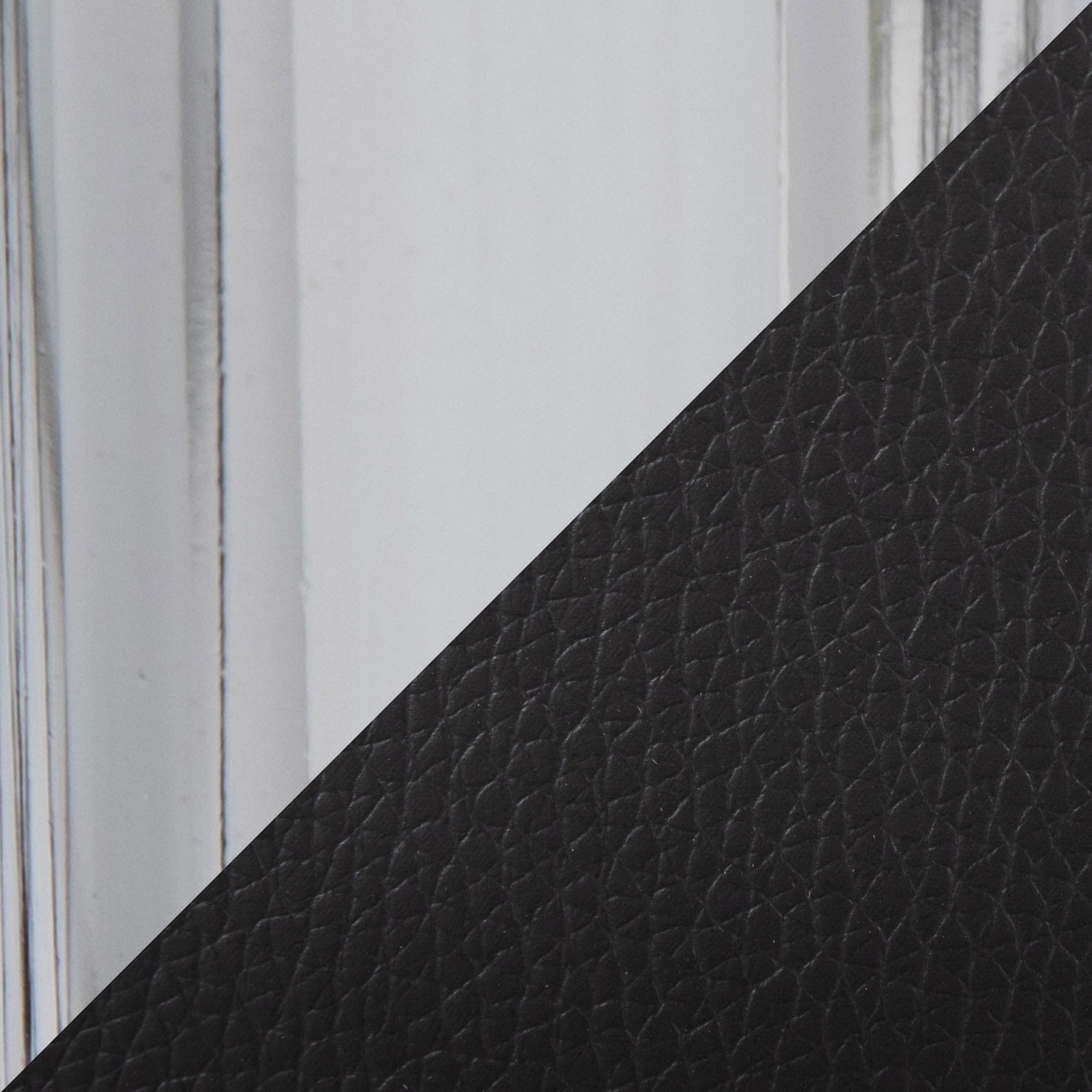 Margarite Black Faux Leather Contemporary Chrome Task Chair 8 Margarite Black Faux Leather Contemporary Chrome Task Chair - Image 8