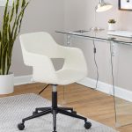 Margarite Black and Cream Contemporary Faux Leather Task Chair 13 Margarite Black and Cream Contemporary Faux Leather Task Chair