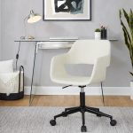 Margarite Black and Cream Contemporary Faux Leather Task Chair 12 Margarite Black and Cream Contemporary Faux Leather Task Chair