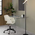 Margarite Black and Cream Contemporary Faux Leather Task Chair 15 Margarite Black and Cream Contemporary Faux Leather Task Chair