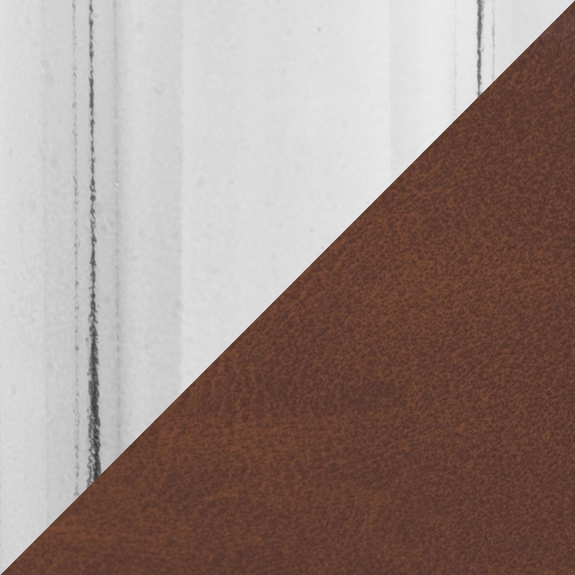 Margarite Brown Faux Leather Chrome Contemporary Task Chair 9 Margarite Brown Faux Leather Chrome Contemporary Task Chair - Image 9