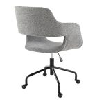 Margarite Contemporary Grey Fabric Adjustable Office Chair 9 Margarite Contemporary Grey Fabric Adjustable Office Chair