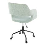 Margarite Light Green Contemporary Adjustable Office Chair