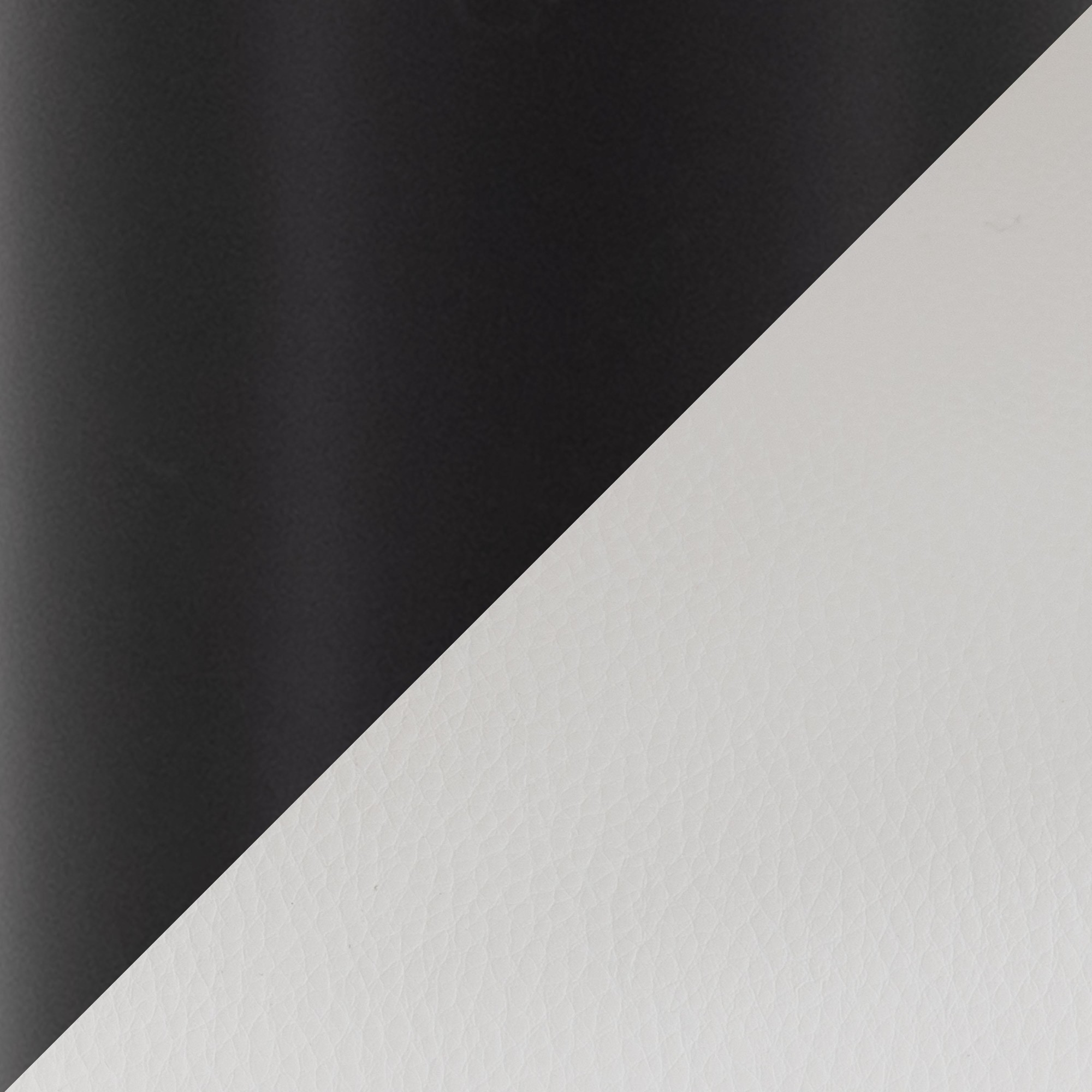 Margarite White Faux Leather Contemporary Black Metal Task Chair 8 Margarite White Faux Leather Contemporary Black Metal Task Chair - Image 8