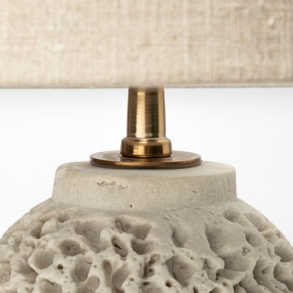 Mariam 26H Beige Coral Inspired Base Table Lamp 3