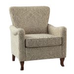 Marion Beige Floral Farmhouse Wingback Armchair 7 Marion Beige Floral Farmhouse Wingback Armchair