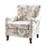 Marion Bird Farmhouse Wingback Accent Armchair