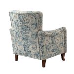 Marion Blue Floral Farmhouse Wingback Armchair 8 Marion Blue Floral Farmhouse Wingback Armchair