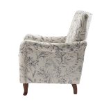 Marion Wildflower Floral Wingback Farmhouse Accent Armchair