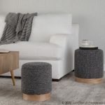 Marla Contemporary Black Fabric Nesting Ottoman Set Natural Wood 13 Marla Contemporary Black Fabric Nesting Ottoman Set Natural Wood