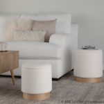 Marla Contemporary Cream Nesting Ottomans Natural Wood Base 13 Marla Contemporary Cream Nesting Ottomans Natural Wood Base