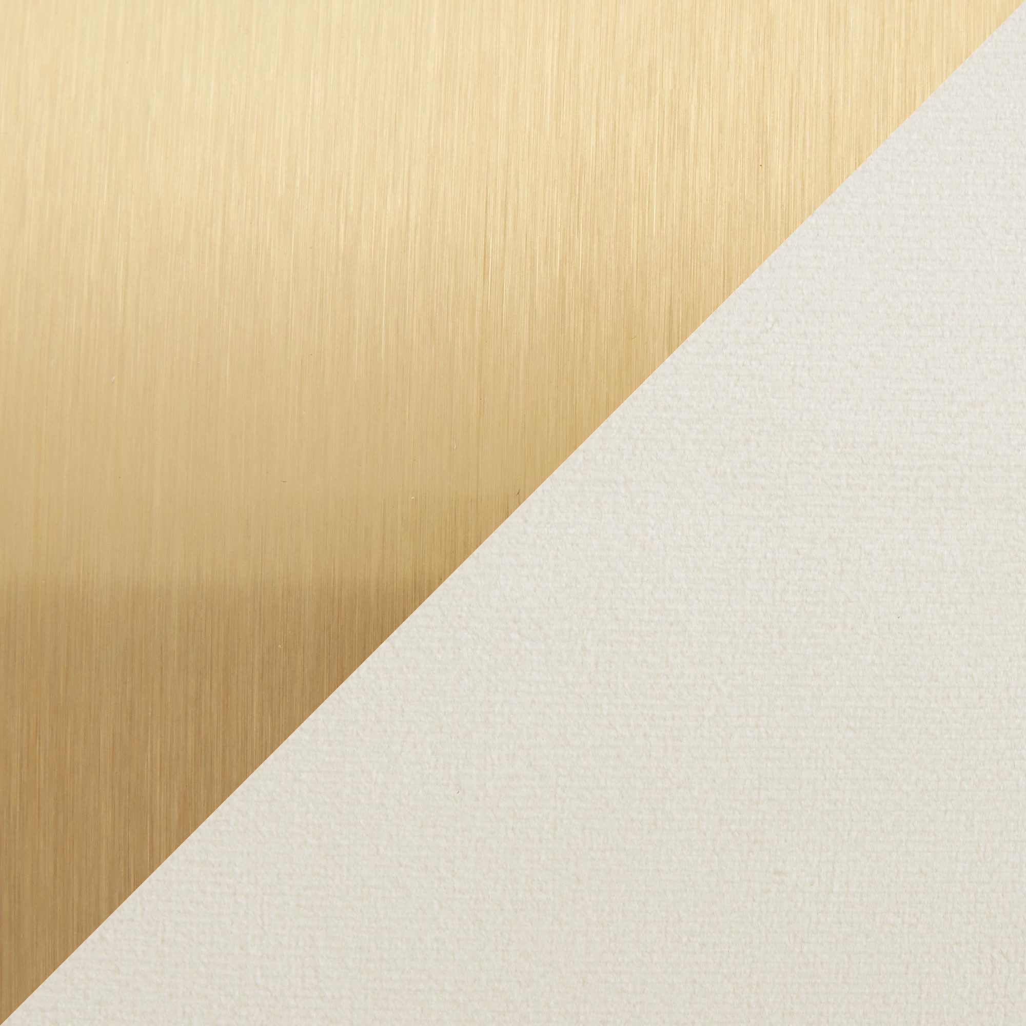 Marla Contemporary Cream Velvet Gold Nesting Ottomans 15 Marla Contemporary Cream Velvet Gold Nesting Ottomans - Image 15