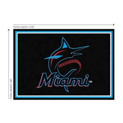 Marlins 3x4 Spirit Rug Officially Licensed Area Rug