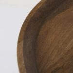 Marquisa (Set of 2) 22.5L x 22.5W x 20.8H Light Brown Wood W/ Black Metal Base Nesting Side Tables