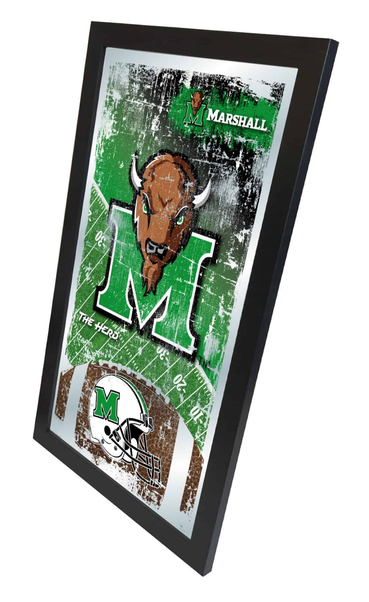 Marshall University 15x26 Football Wall Mirror 2 Marshall University 15x26 Football Wall Mirror - Image 2