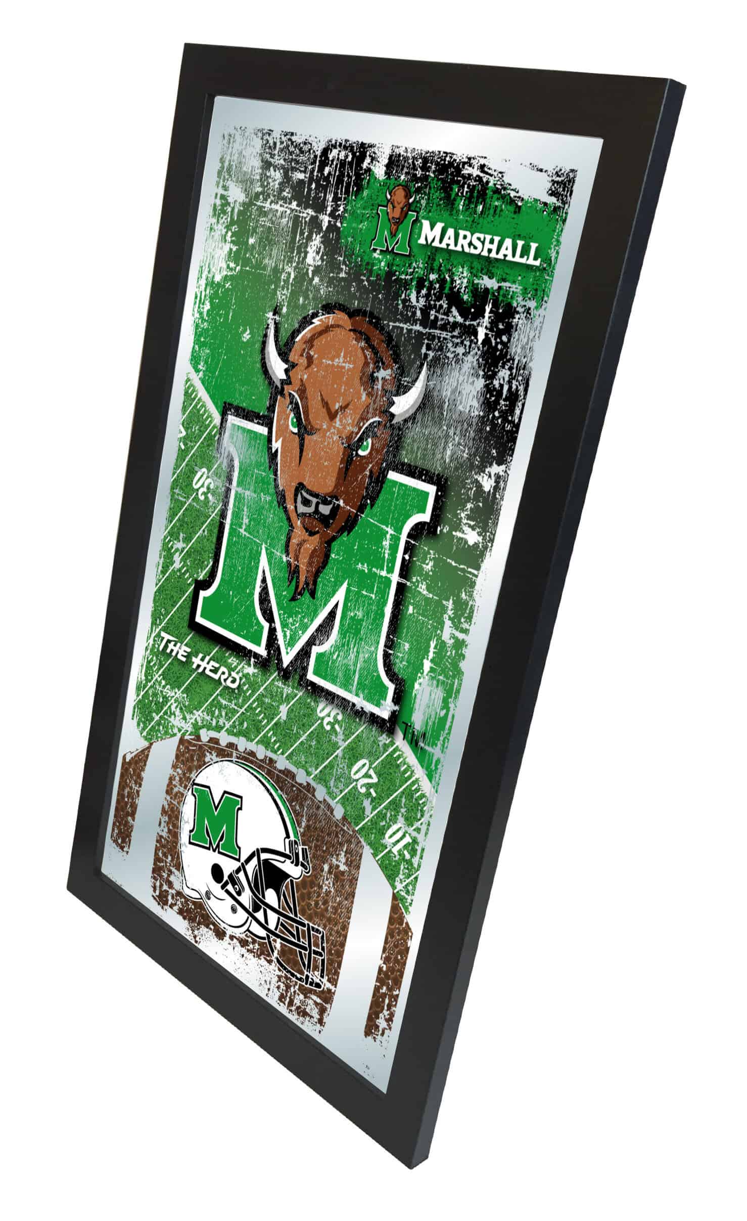 Marshall University 15x26 Football Wall Mirror 5 Marshall University 15x26 Football Wall Mirror