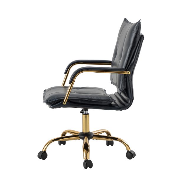 Maryland Tufted Ergonomic Swivel Faux Leather Office Chair 3