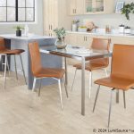 Mason Contemporary Camel Faux Leather Swivel Chairs (Set of 2)