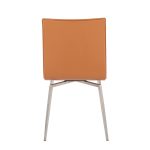 Mason Contemporary Camel Faux Leather Swivel Chairs (Set of 2)