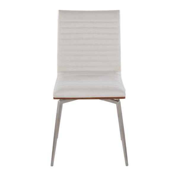 Mason Cream Swivel Contemporary Accent Chair Set of 2 6