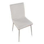 Mason Cream Swivel Contemporary Accent Chair (Set of 2)