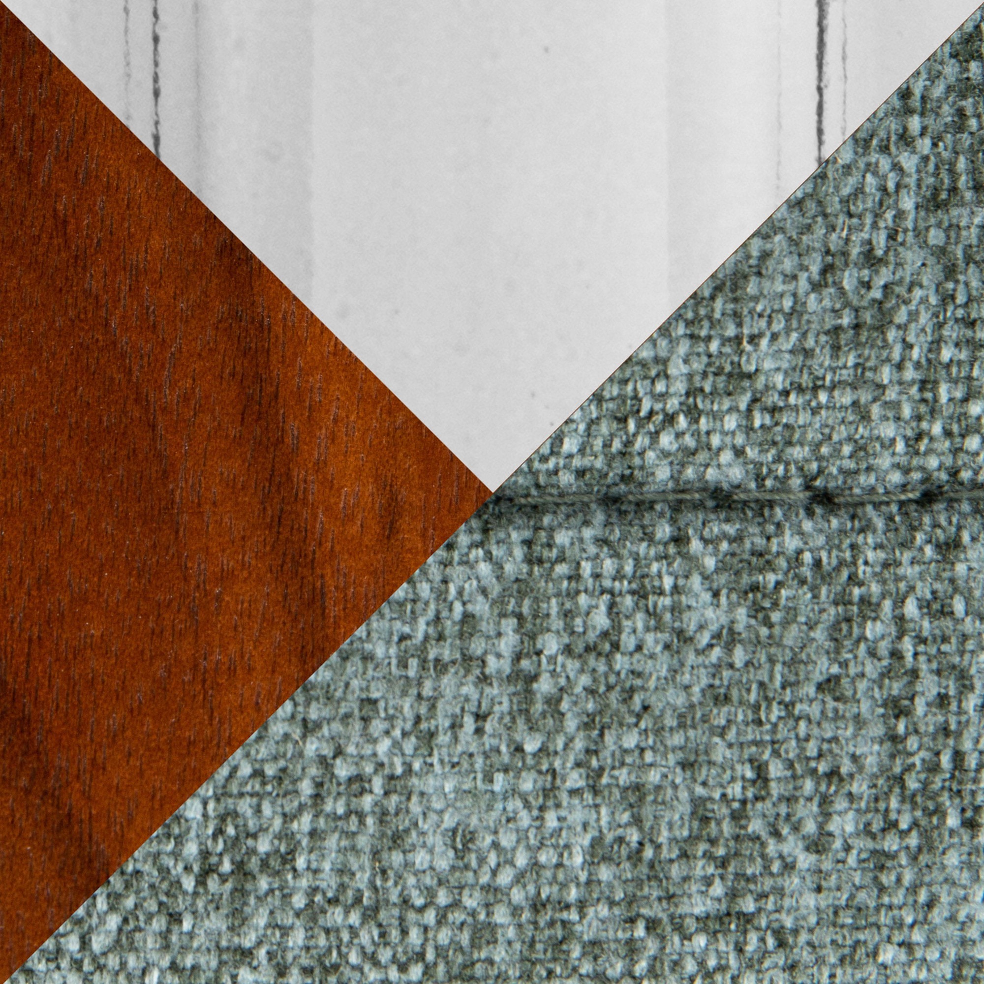 Mason Green Fabric Chrome Walnut Contemporary Swivel Barstools (Set of 2) 8 Mason Green Fabric Chrome Walnut Contemporary Swivel Barstools (Set of 2) - Image 8