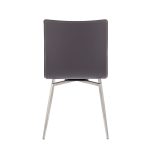 Mason Grey Faux Leather Swivel Contemporary Chair (Set of 2) 30 Mason Grey Faux Leather Swivel Contemporary Chair (Set of 2)