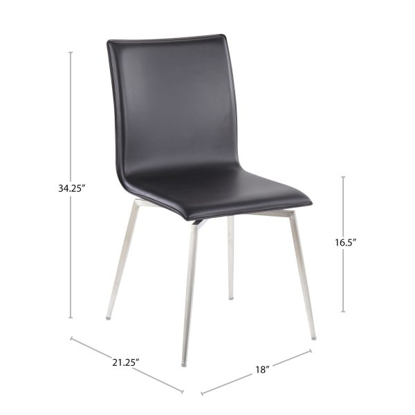 Mason Grey Faux Leather Swivel Contemporary Chair Set of 2 15