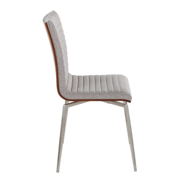 Mason Grey Swivel Contemporary Accent Chair Pair Set of 2 4