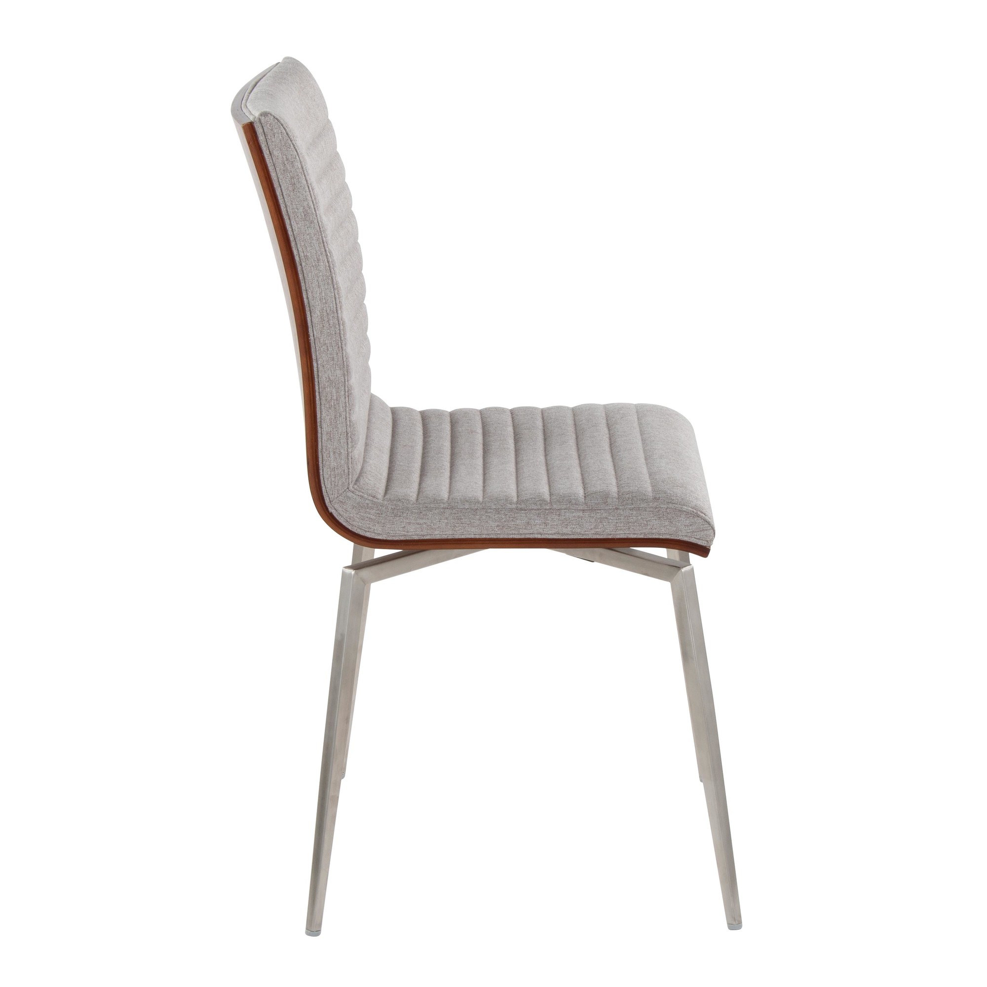 Mason Grey Swivel Contemporary Accent Chair Pair (Set of 2) 5 Mason Grey Swivel Contemporary Accent Chair Pair (Set of 2) - Image 5
