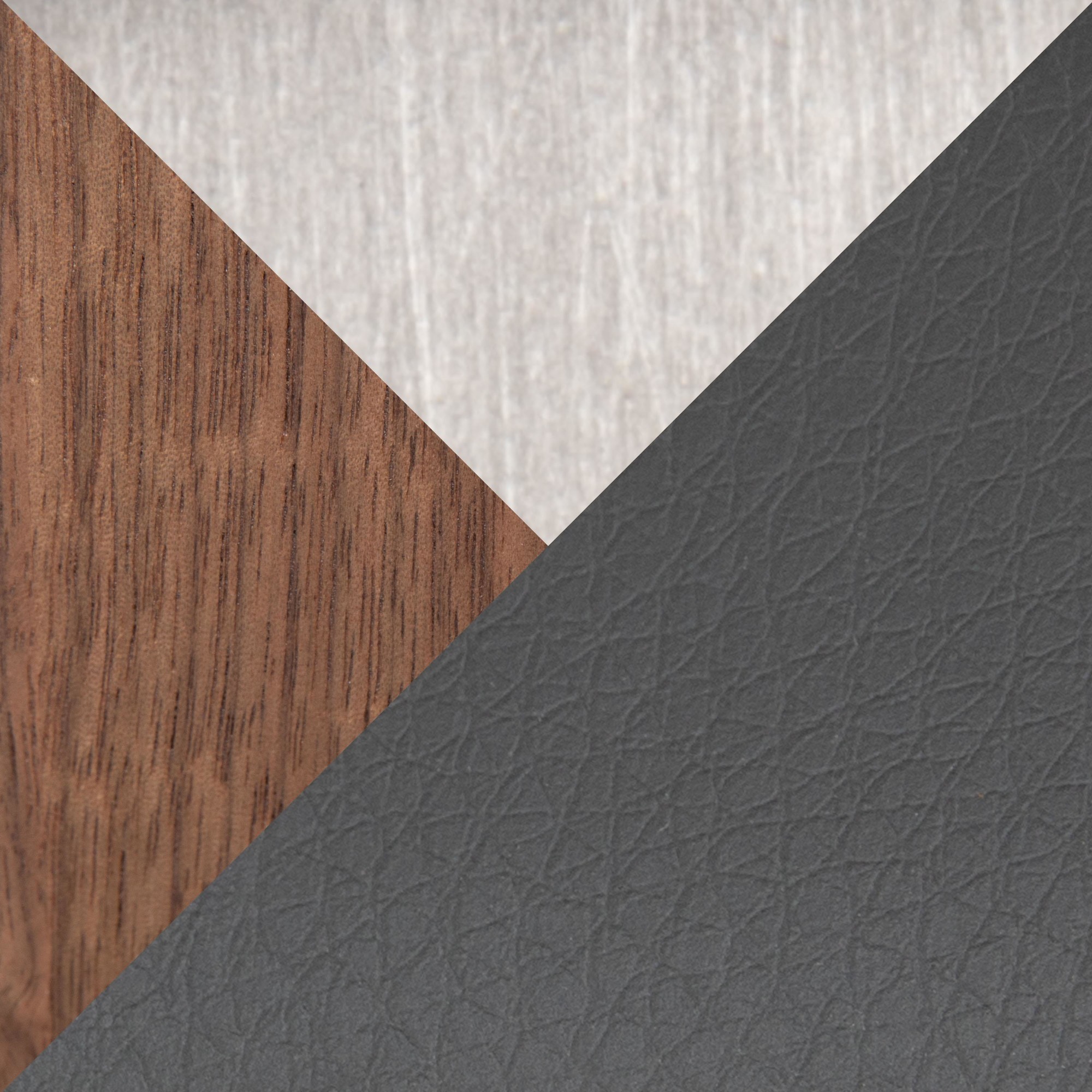 Mason Mara 30" Contemporary Walnut Grey Faux Leather Barstool (Set of 2) 9 Mason Mara 30" Contemporary Walnut Grey Faux Leather Barstool (Set of 2) - Image 9