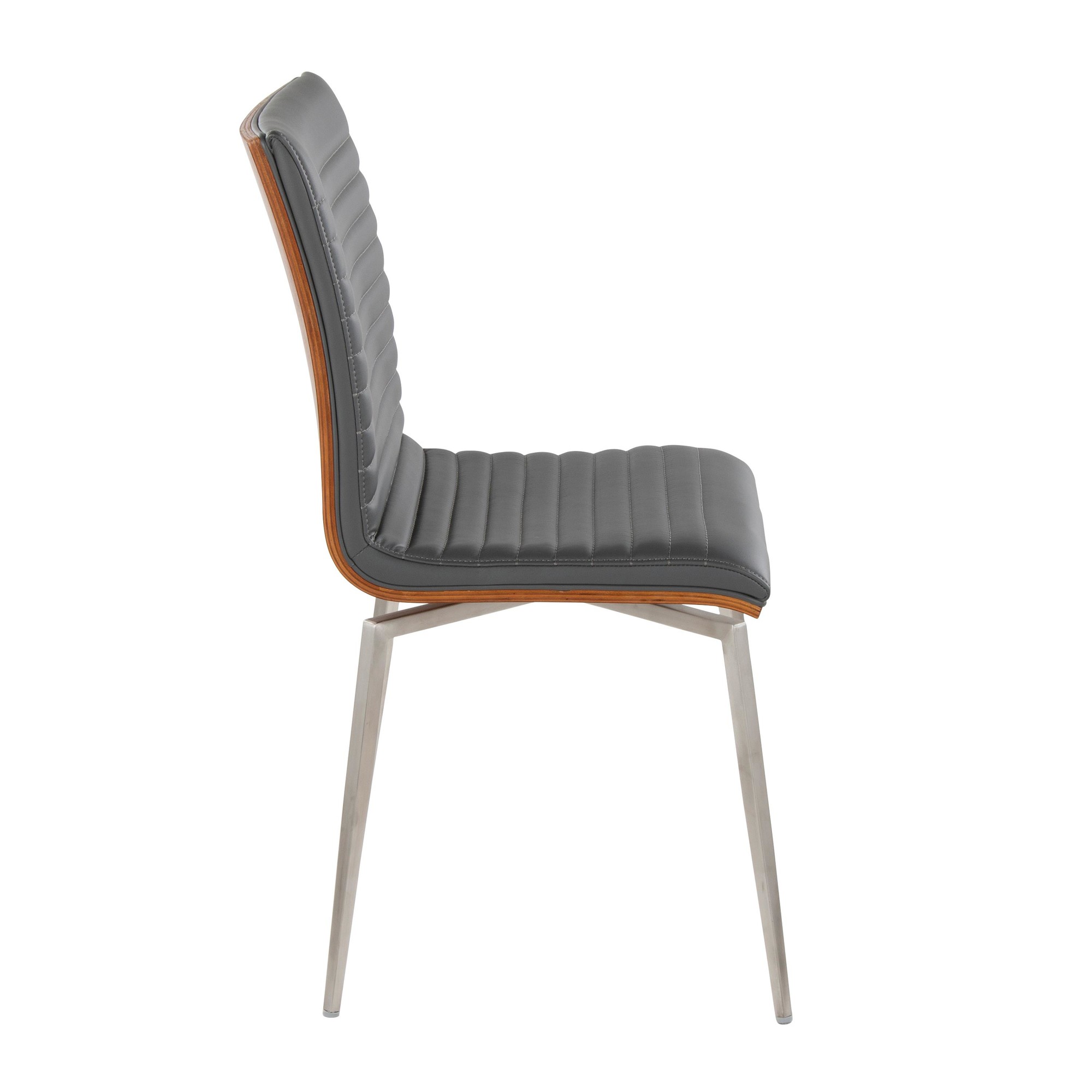 Mason Walnut and Grey Contemporary Swivel Accent Chair (Set of 2) 11 Mason Walnut and Grey Contemporary Swivel Accent Chair (Set of 2) - Image 11