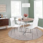 Mason White Faux Leather Contemporary Swivel Chairs (Set of 2)