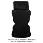 Massage Chair Headrest Pillow with Foldable PU Cushion Support