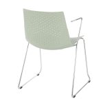 Matcha Green Chrome Contemporary Dining Accent Chairs (Set of 2) 14 Matcha Green Chrome Contemporary Dining Accent Chairs (Set of 2)