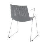 Matcha Grey Chrome Contemporary Accent Chairs (Set of 2) 14 Matcha Grey Chrome Contemporary Accent Chairs (Set of 2)