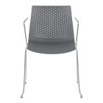 Matcha Grey Chrome Contemporary Accent Chairs (Set of 2) 16 Matcha Grey Chrome Contemporary Accent Chairs (Set of 2)