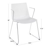 Matcha Grey Chrome Contemporary Accent Chairs (Set of 2) 19 Matcha Grey Chrome Contemporary Accent Chairs (Set of 2)