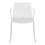 Matcha White Contemporary Chrome Accent Chairs (Set of 2) 18 Matcha White Contemporary Chrome Accent Chairs (Set of 2)