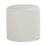 Maverick Cream Faux Leather Textured Contemporary Nesting Ottomans 19 Maverick Cream Faux Leather Textured Contemporary Nesting Ottomans